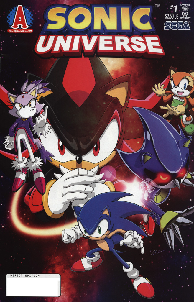 Sonic - Archie Adventure Series April 2009 Comic cover page